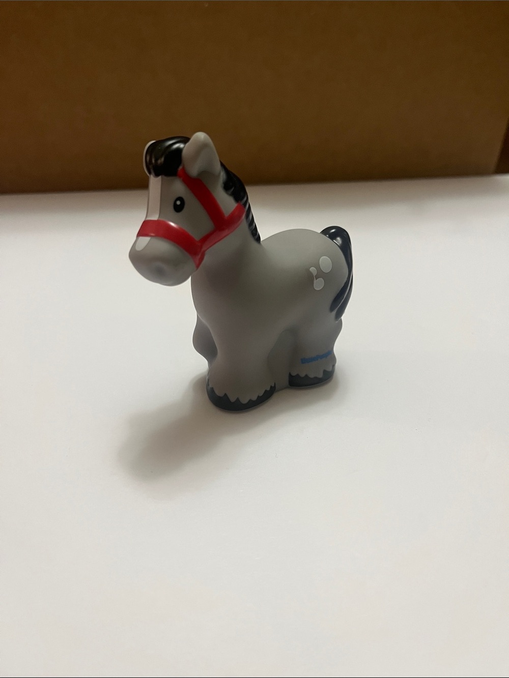 Fisher Price Little People gray Horse Figure